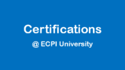 Certifications @ ECPI University